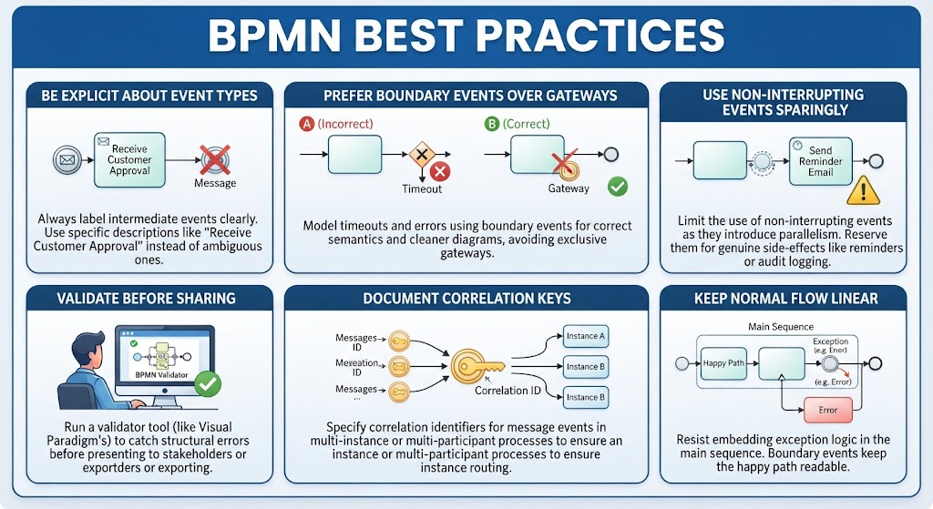 BPMN Best Practices | Visual Paradigm BPMN Tool