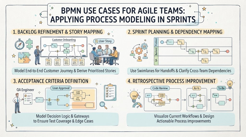 BPMN Use Cases for Agile Teams: Applying Porcess Modeling In Sprints | Visual Paradigm BPMN Tool