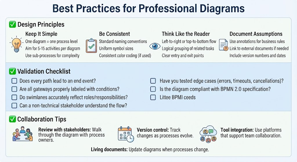 BPMN Best Practices for Professional Diagrams | Visual Paradigm BPMN Tool