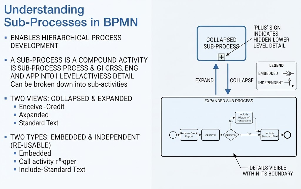 Understanding Sub-Processes in BPMN | Visual Paradigm BPMN Tool